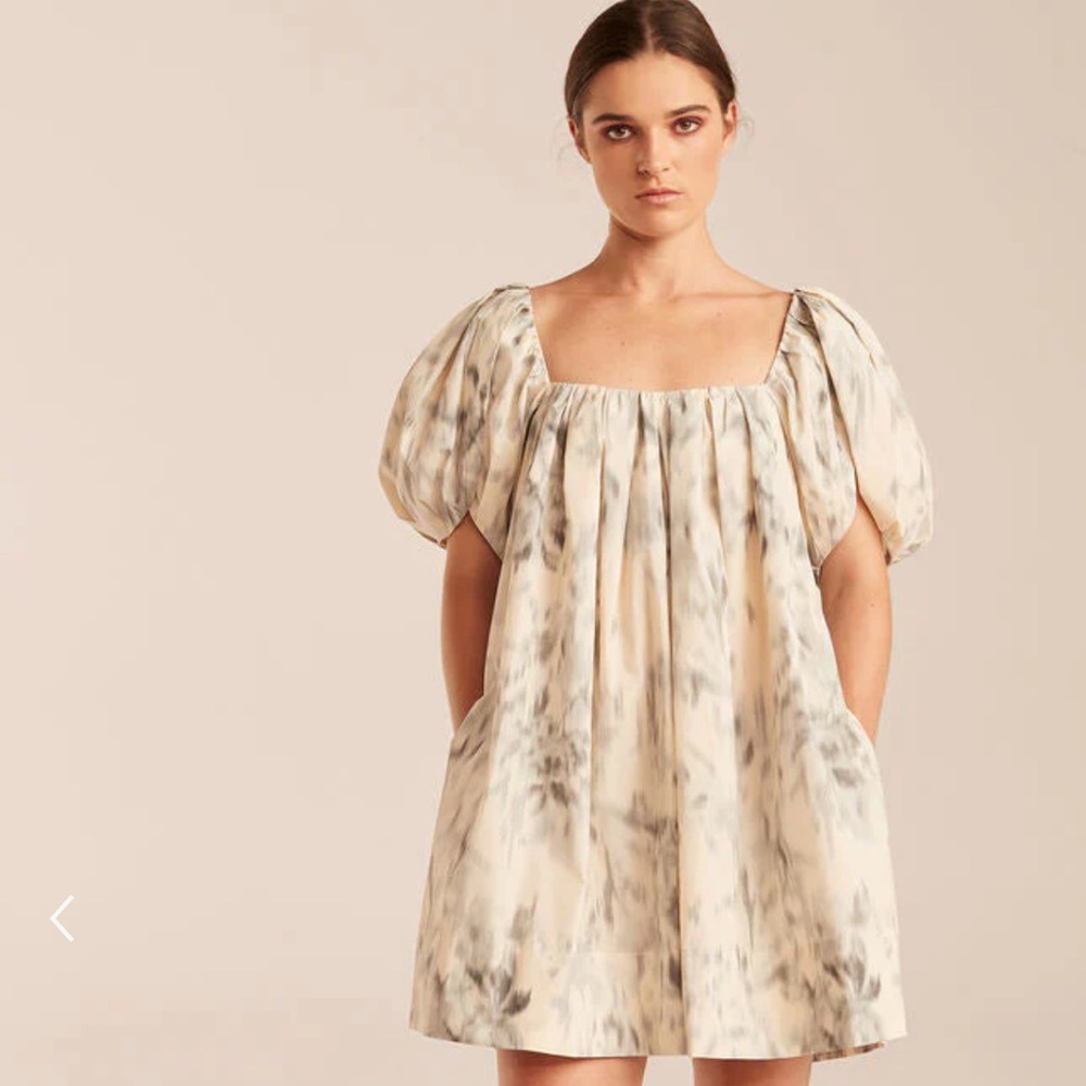 Rebecca Taylor Floral Babydoll Dress